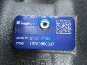 13769880037 Турбина SISU 84CWA Borg Warner 